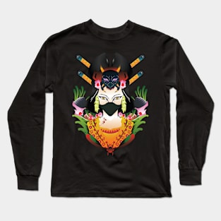 Samurai Geisha Long Sleeve T-Shirt